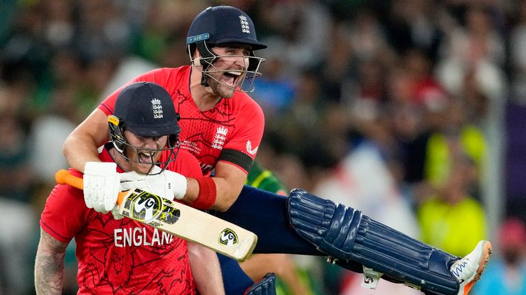 Watch highlights from the T20 World Cup final in 2022 as England beat Pakistan by five wickets in Melbourne