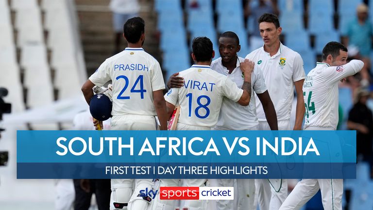 Highlights from day three of the first Test between South Africa and India.