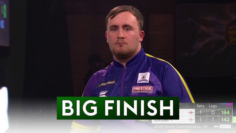 Littler showed no signs of nerves as he took out this majestic 142 checkout